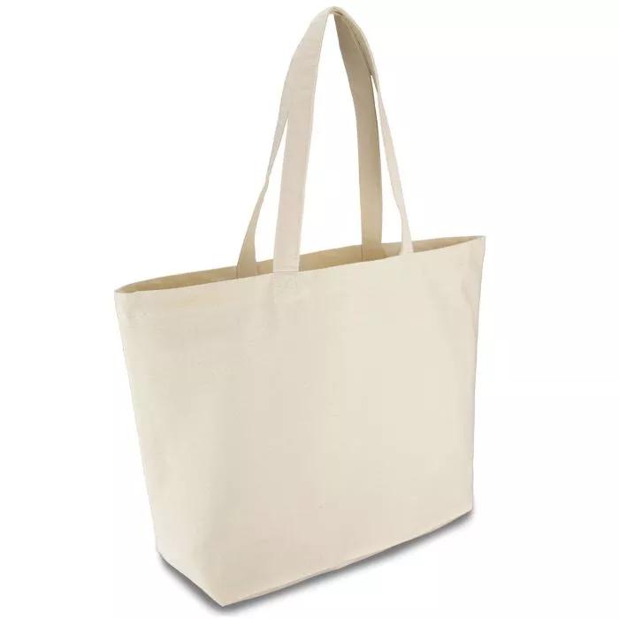 Эко-сумка из хлопка 210 г/кв.м 50х14х38 см с логотипом